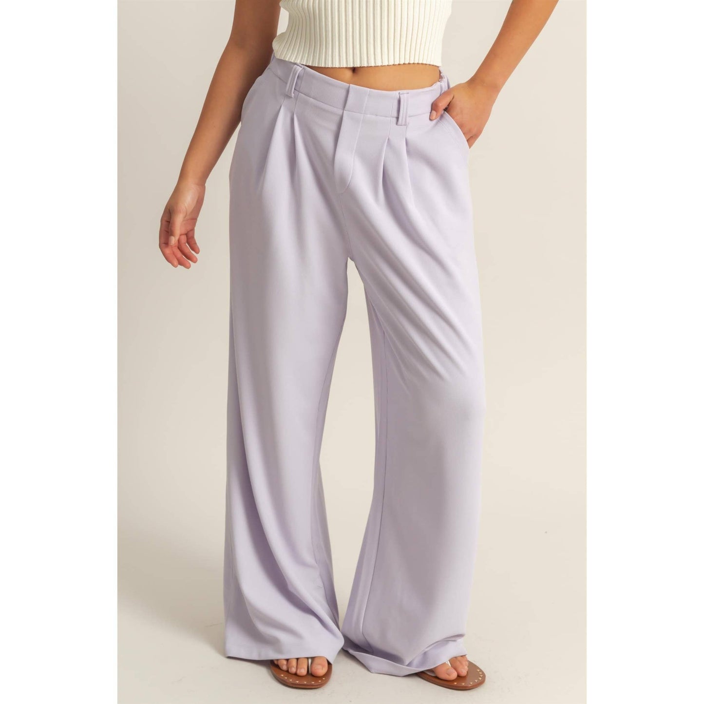 Lilac Knit Pant