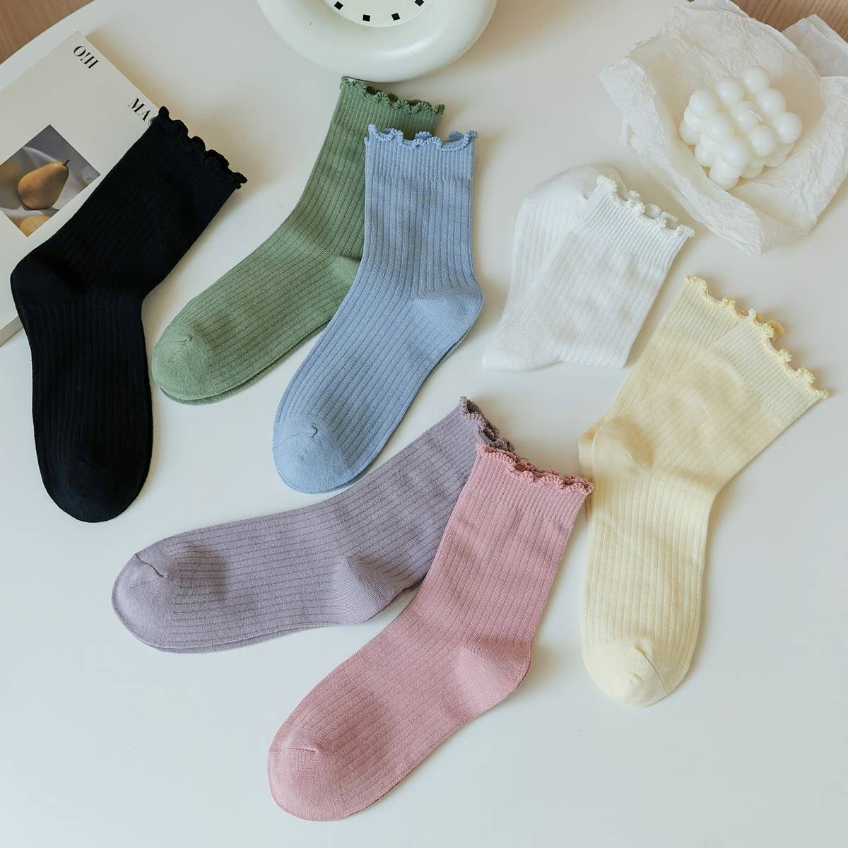 Ruffled Ankle Socks