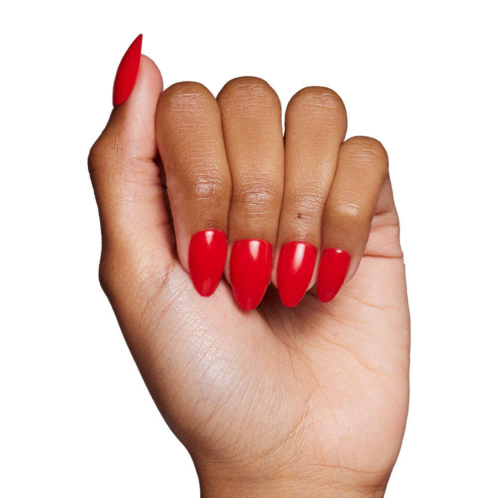 Fiery Red Nails