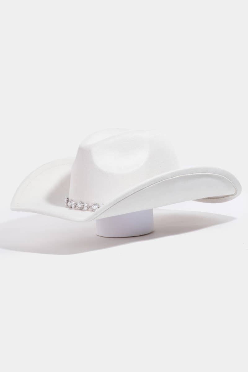 Pearl Beaded Cowboy Hat