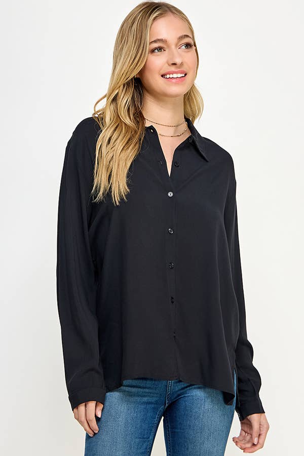 Closet Staple - Button Up Blouse