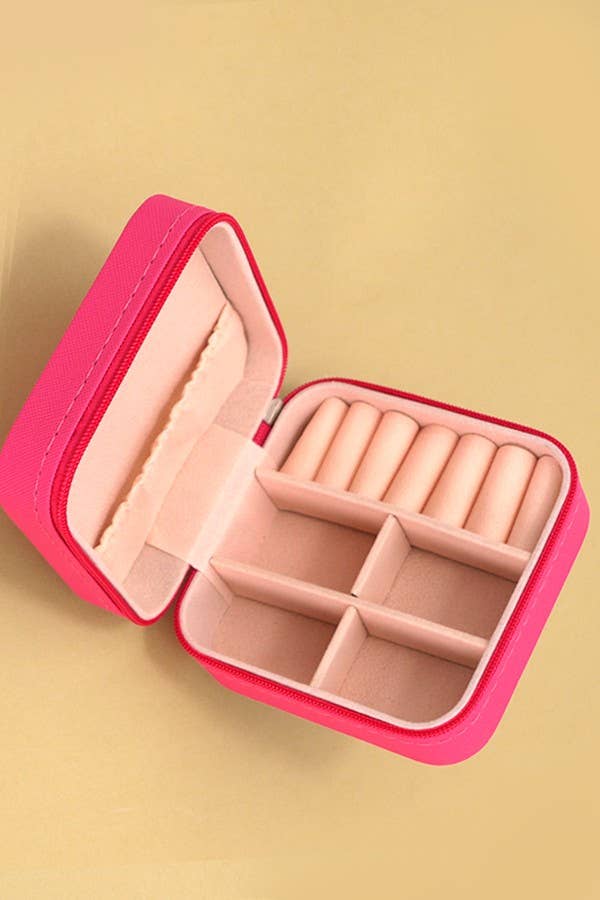 Travel Jewelry Box - Red