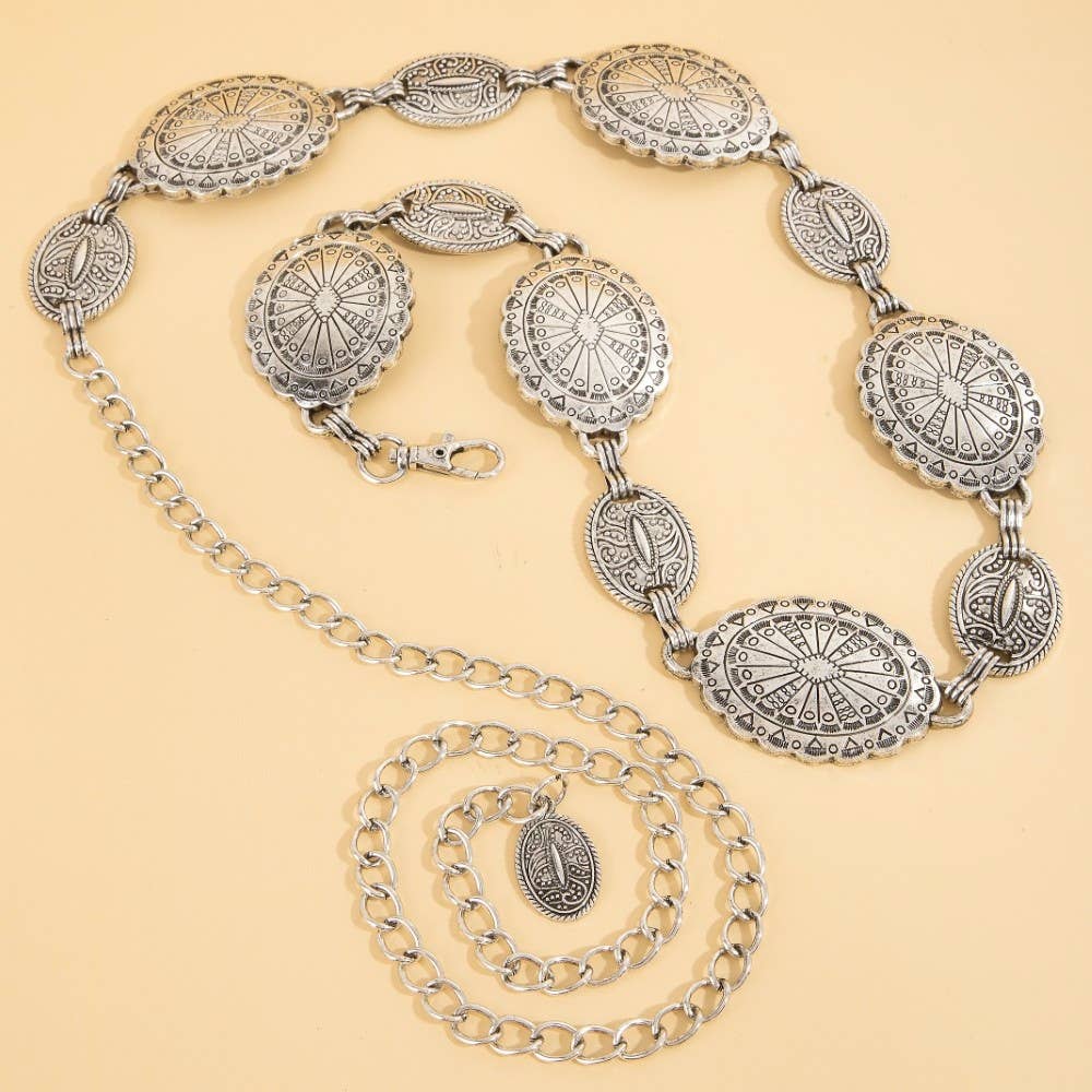 Burnished Chain Belt