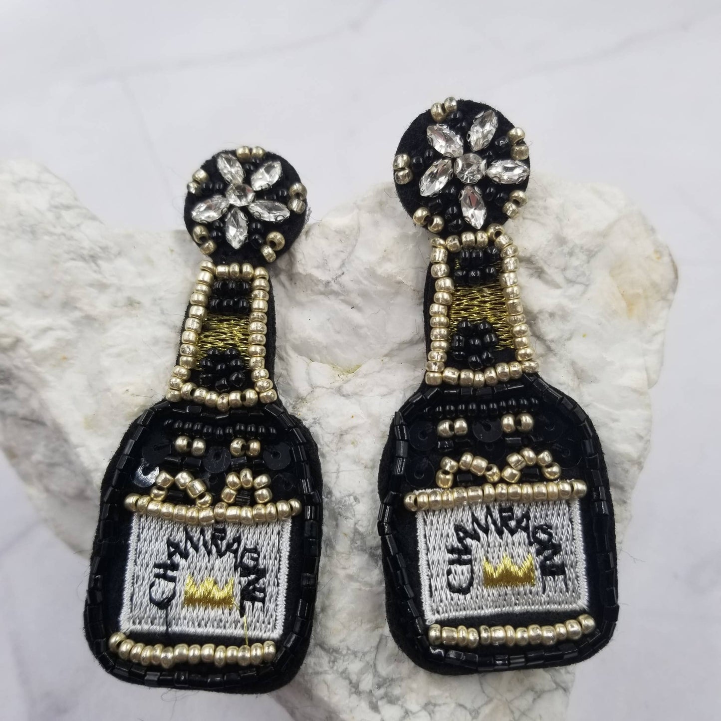 Popping Champagne Earrings