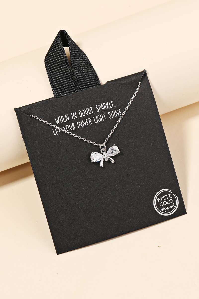 Tied With A Bow Pendant