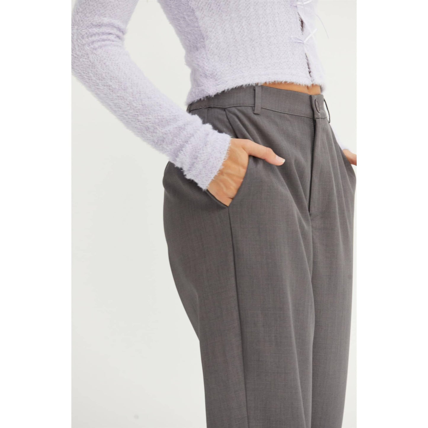 We Mean Business Pants - Charcoal