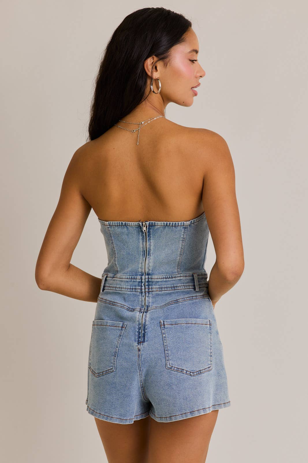 Rodeo Queen Romper - Denim
