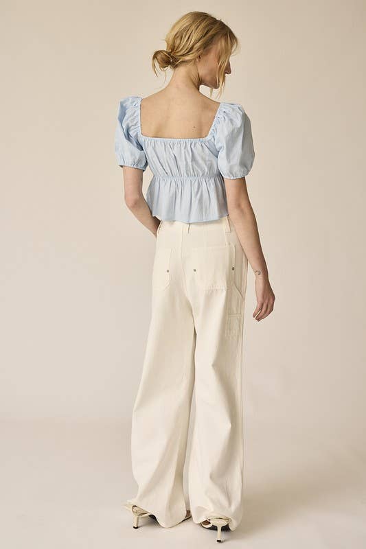 Amelia Poplin Top