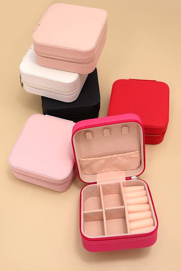 Travel Jewelry Box - Red