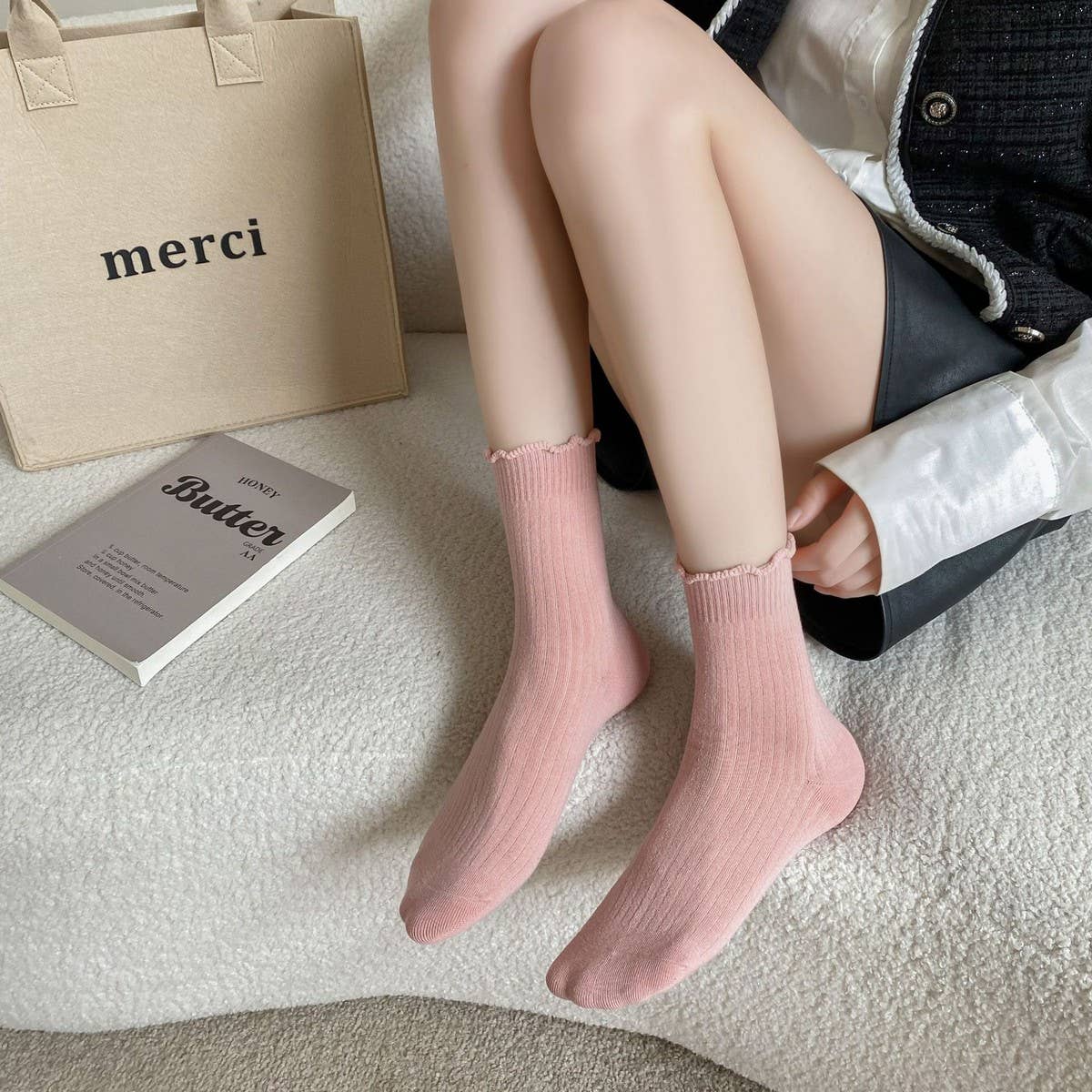 Ruffled Ankle Socks