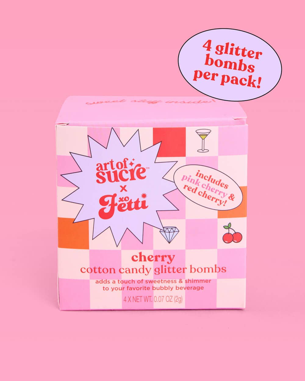 Cherry Glitter Bombs