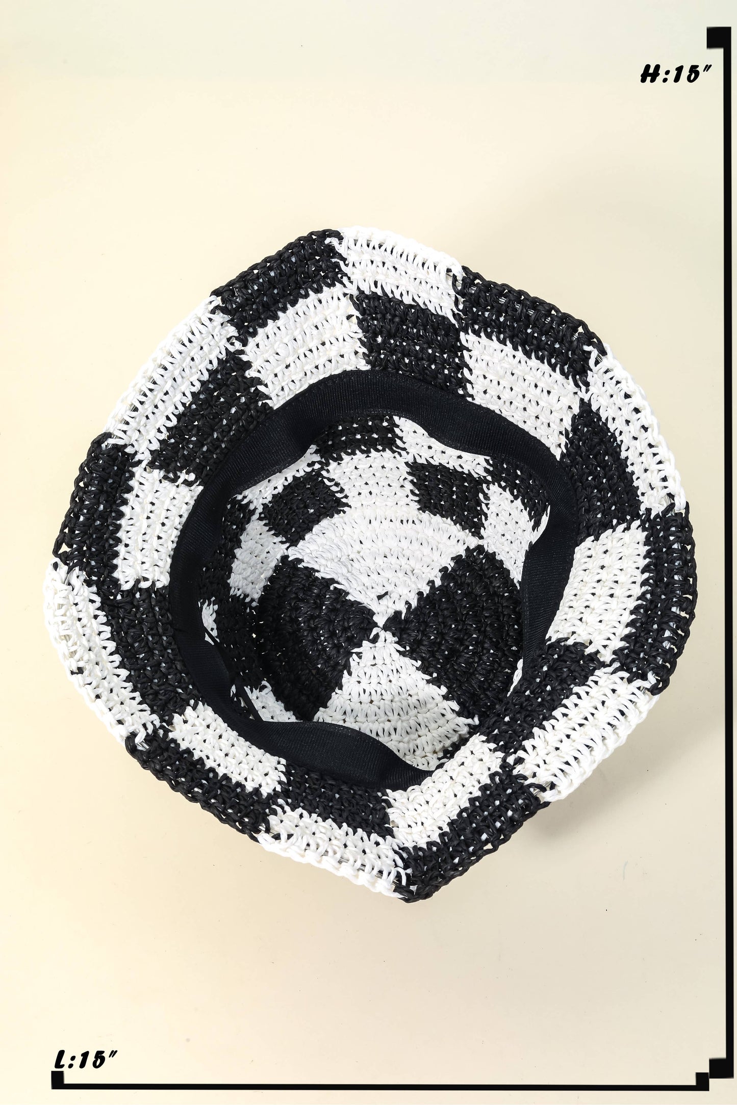 Checkered Bucket Hat