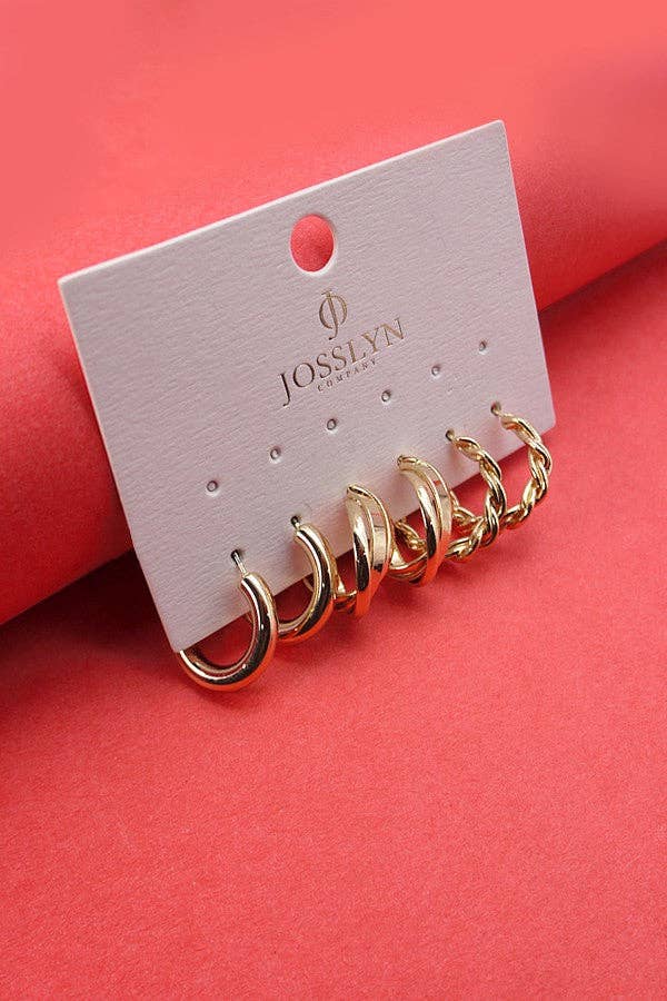 Gold Plated Hoops