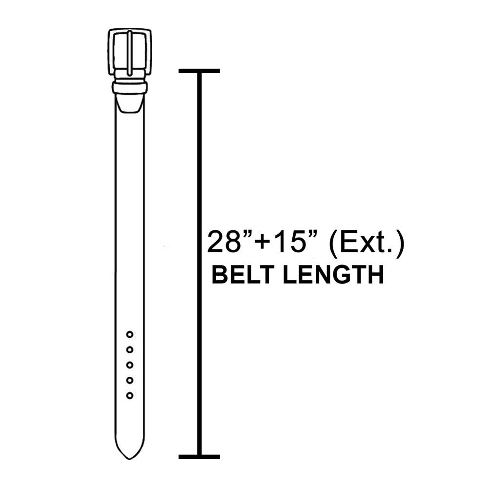 Embossed Metal Chain Belt