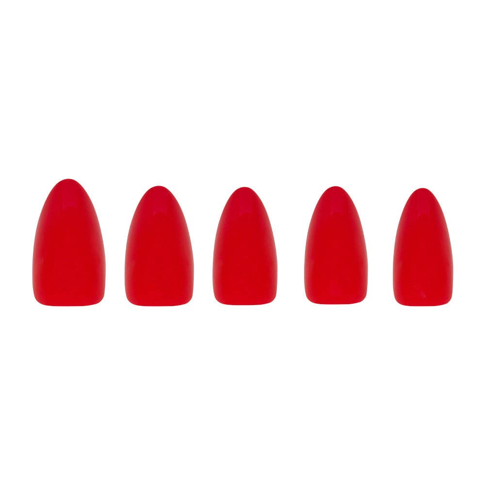 Fiery Red Nails