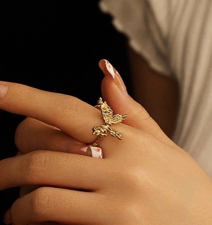 Modern Monarch Ring
