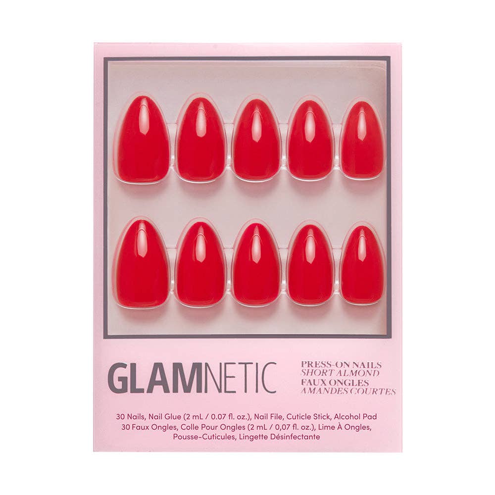 Fiery Red Nails