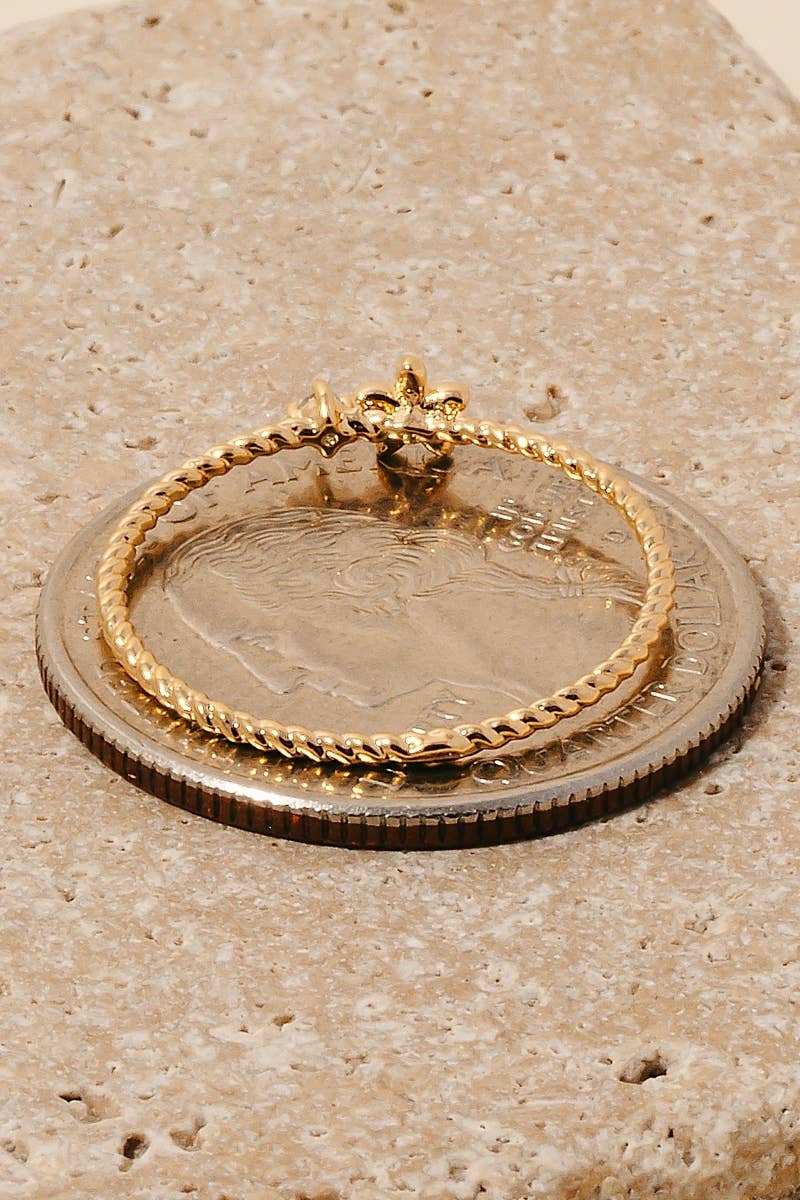 Rope Flower Ring