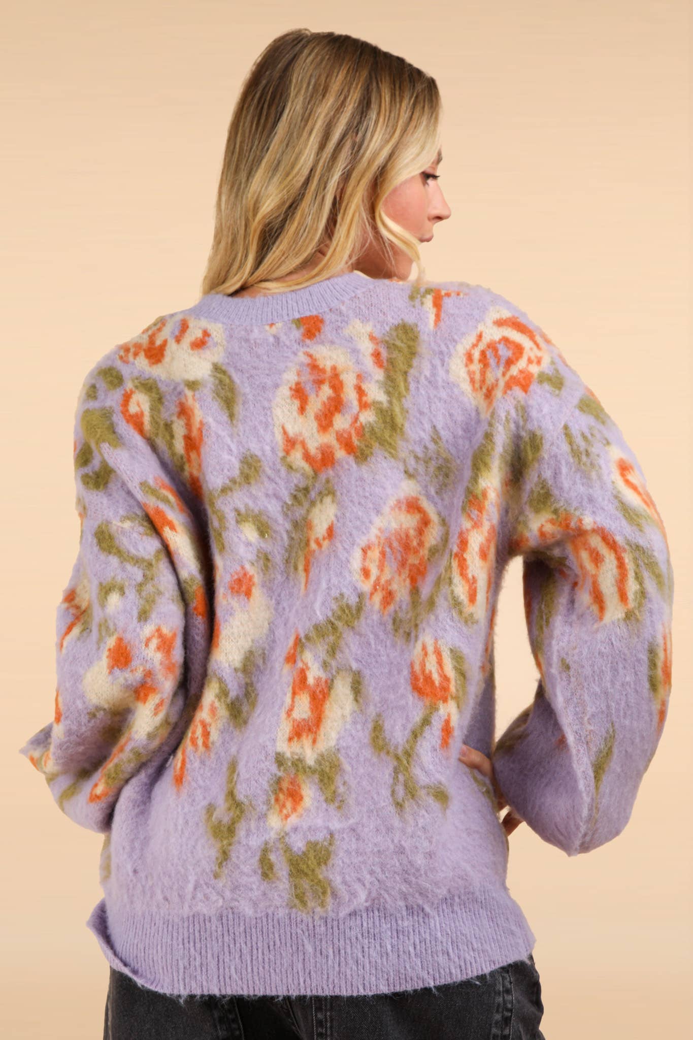 Winter Blooms Sweater