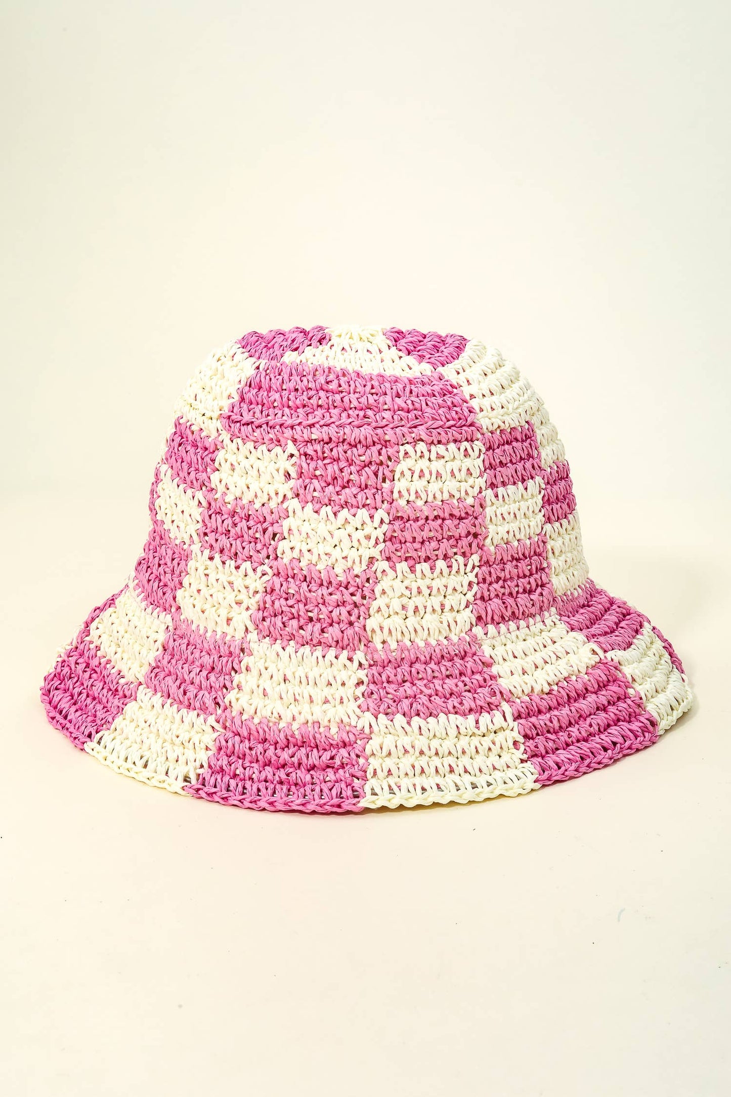 Checkered Bucket Hat