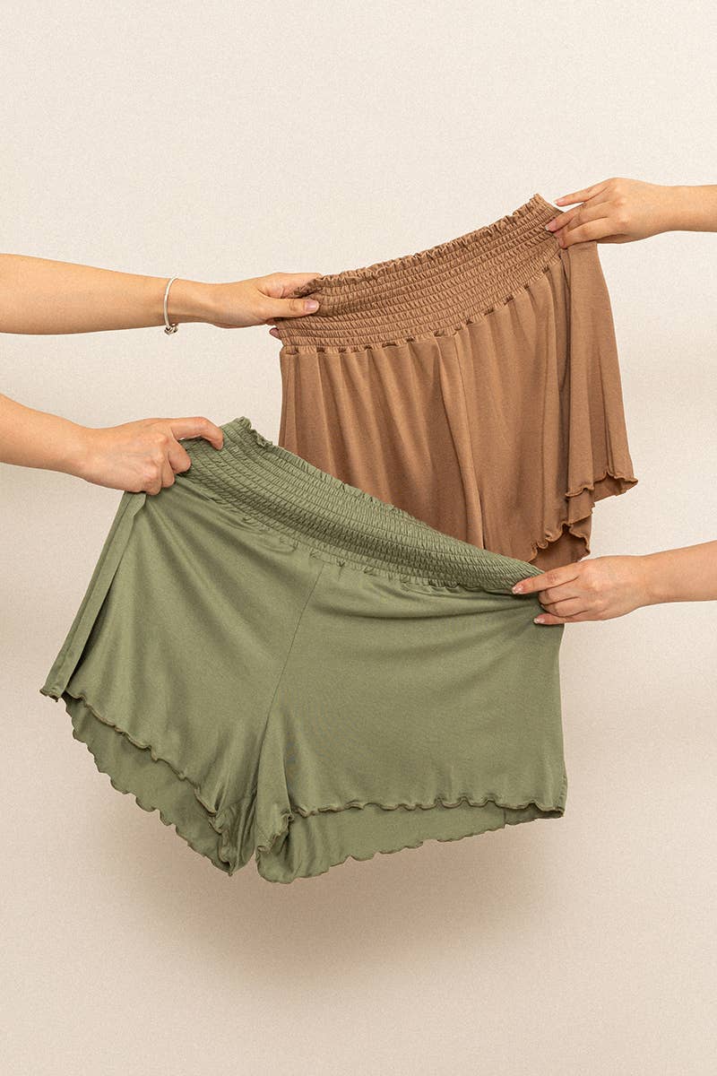 Baja Smocked Short