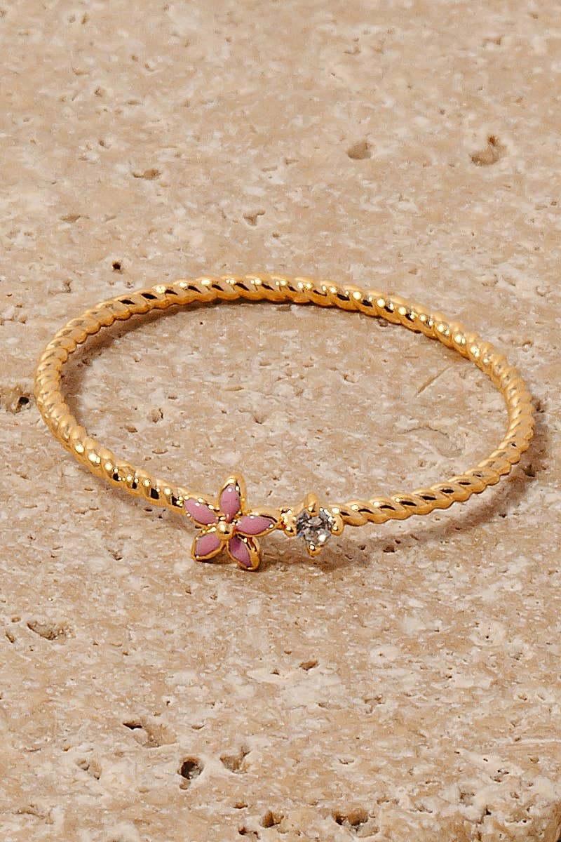 Rope Flower Ring
