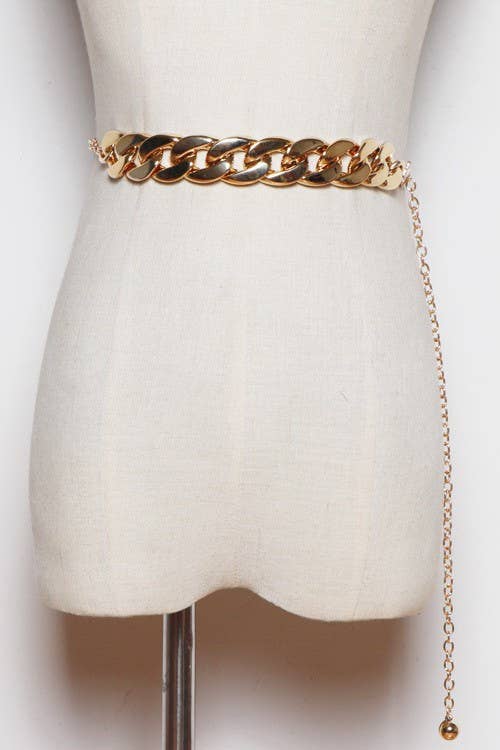 Thick Chain Belt