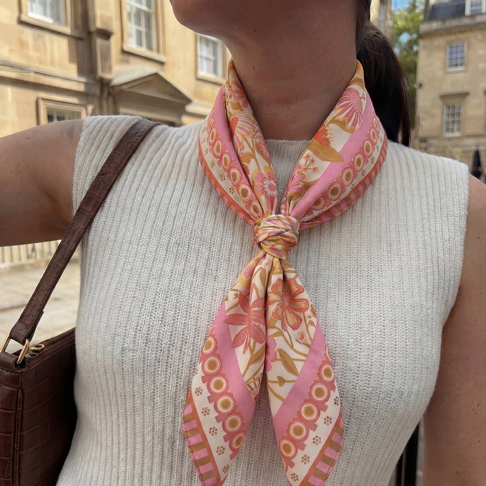 Golden Hour Garden Scarf