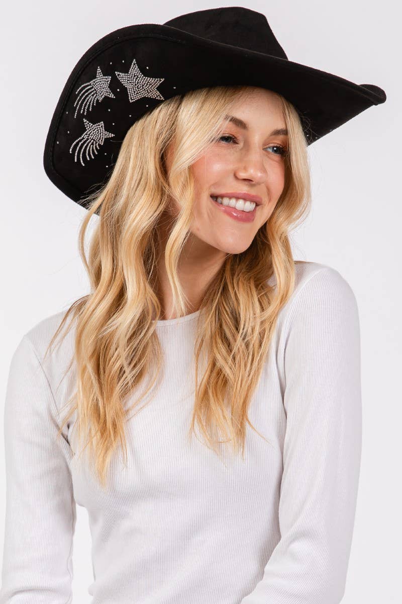 Moon and Stars Cowboy Hat