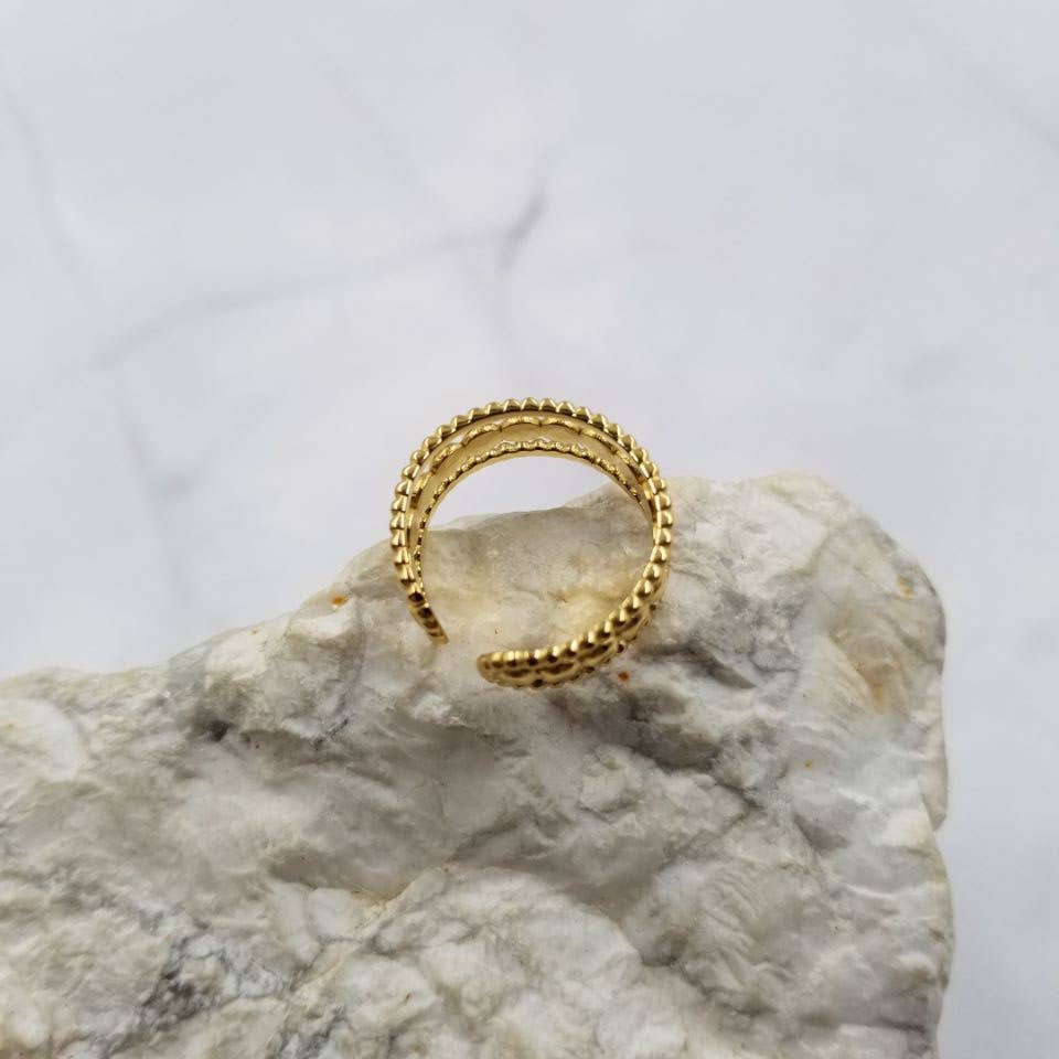 Beaded Layered Ring