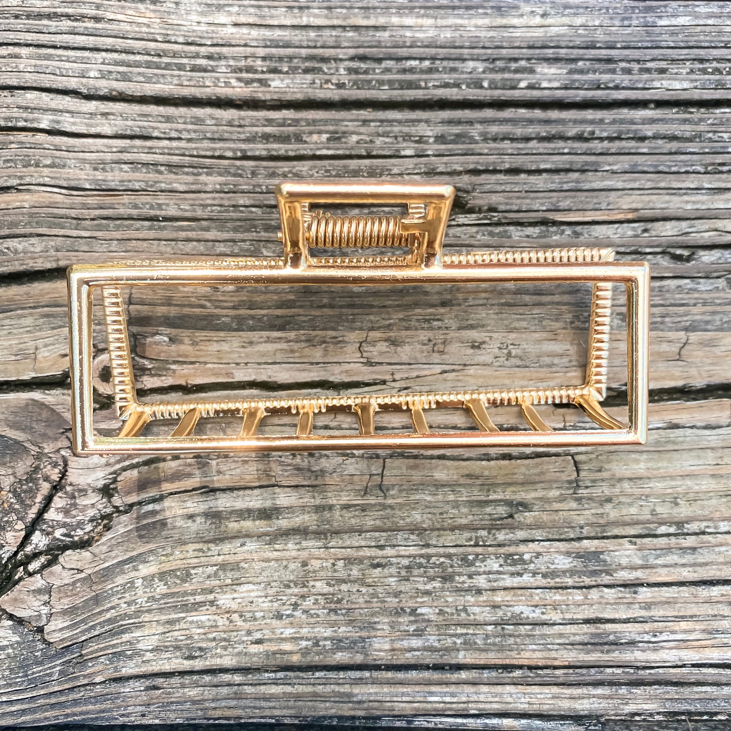 Hollow Rectangle Claw Clip