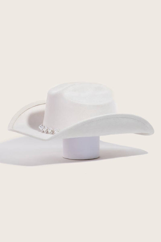 Floral Pearl Cowboy Hat