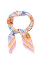 Load image into Gallery viewer, Contrast Floral Scarf
