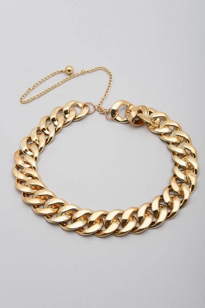 Thick Chain Belt