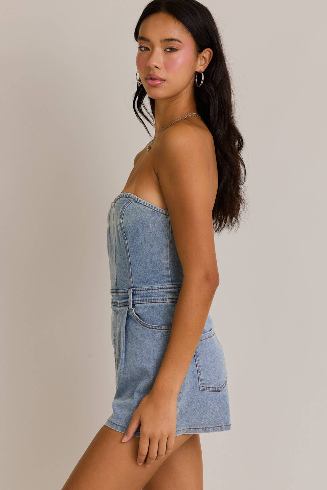 Rodeo Queen Romper - Denim