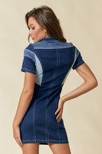 Load image into Gallery viewer, Moto Denim Dress
