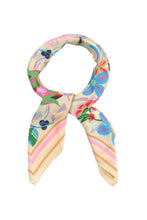 Load image into Gallery viewer, Contrast Floral Scarf
