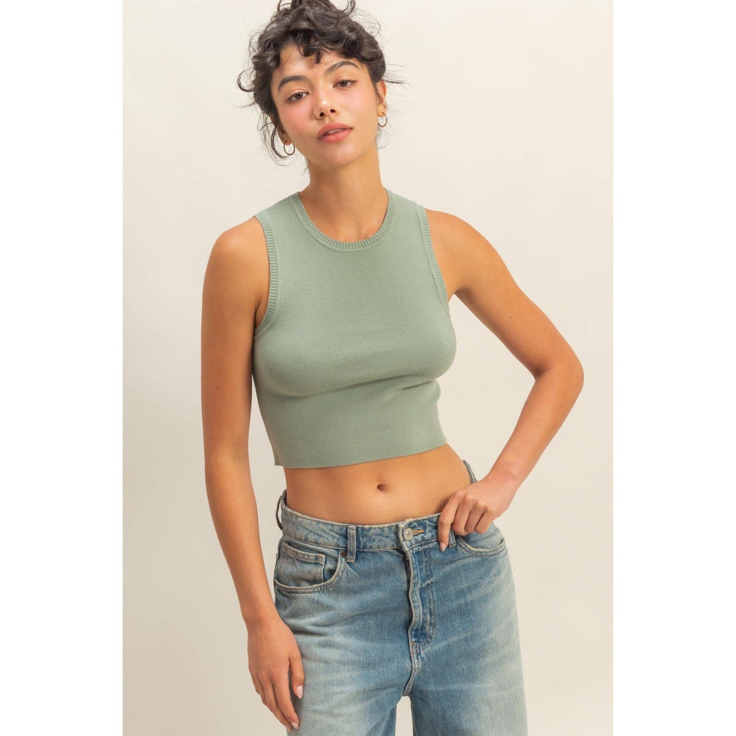 Ribbed Knit Tank