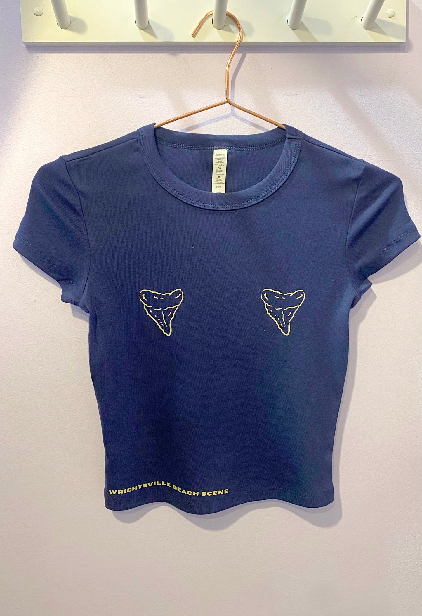 Bite Me Baby Tee - Wrightsville Beach Scene