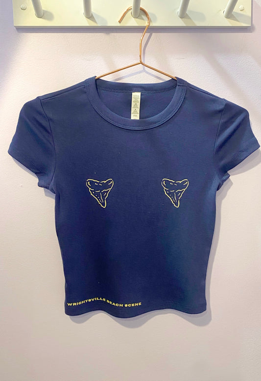 Bite Me Baby Tee - Wrightsville Beach Scene