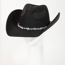 Load image into Gallery viewer, Rhinestone Strap Cowboy Hat
