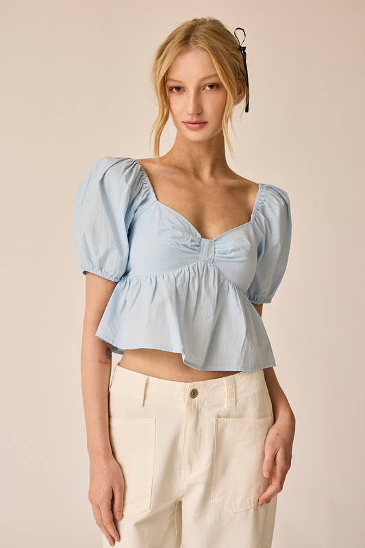 Amelia Poplin Top