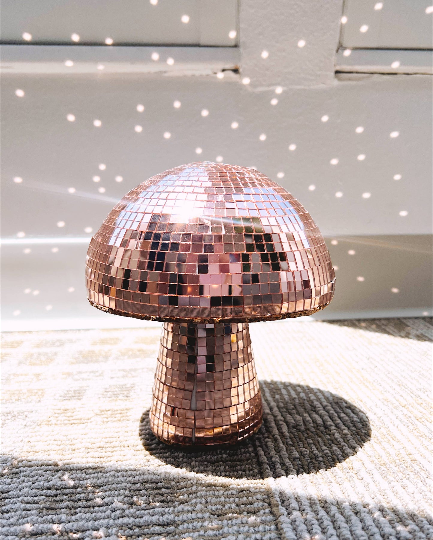 Rose Gold Disco Mushroom