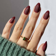 Load image into Gallery viewer, Merlot French Nails
