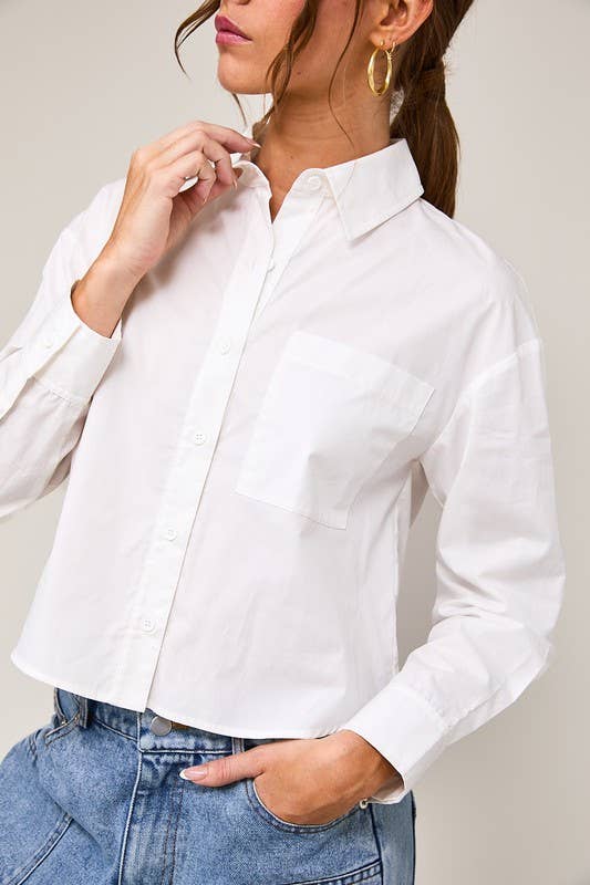 Chloe Cotton Button Down