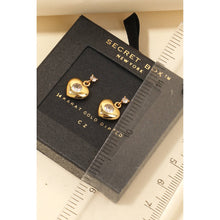 Load image into Gallery viewer, Heart of Gold Earrings
