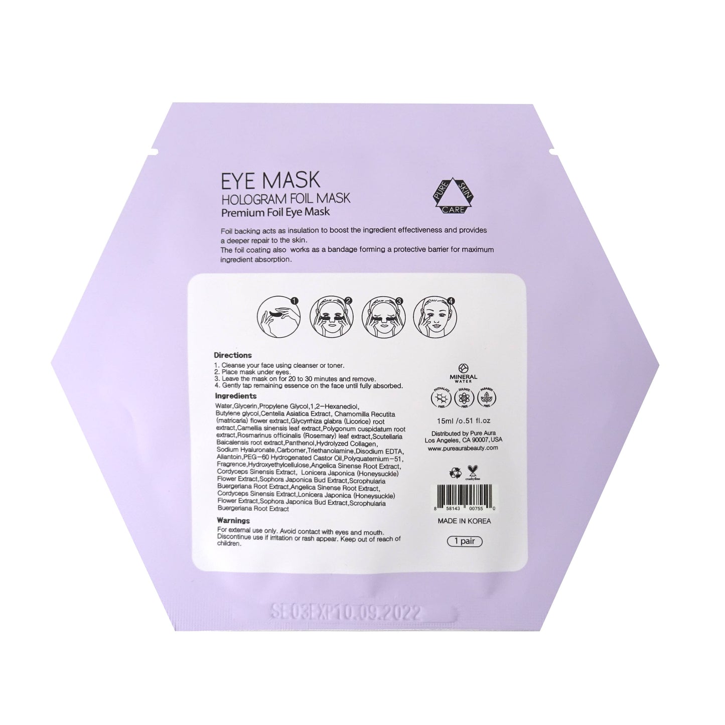 Foil Eye Mask