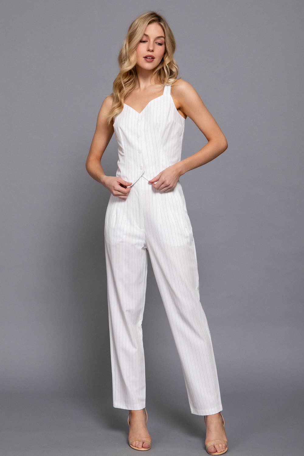 Pin Stripe Vest