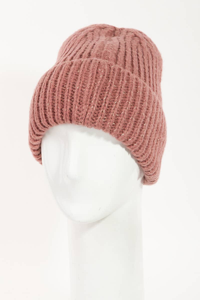 Ribbed Knit Beanie