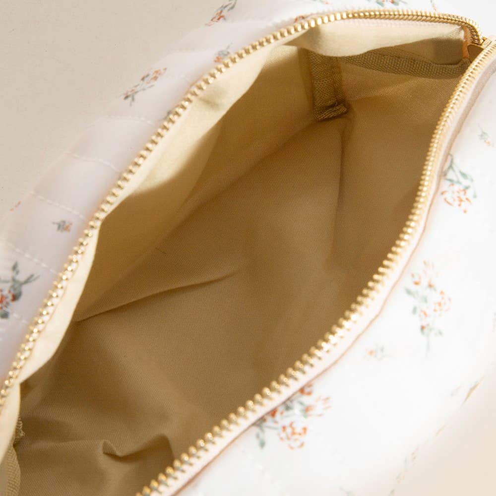 Mini Blooms Quilted Pouch